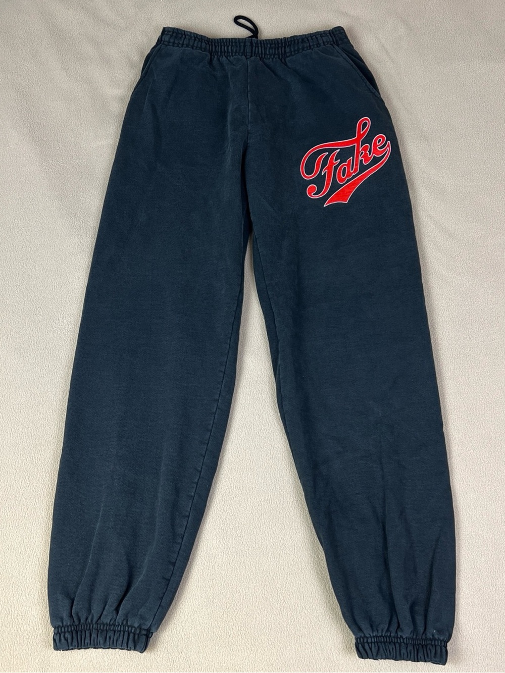 Cloney Duke George Fake Fame Sweatpants, 100% Cotton Streetwear. Unisex Sz M